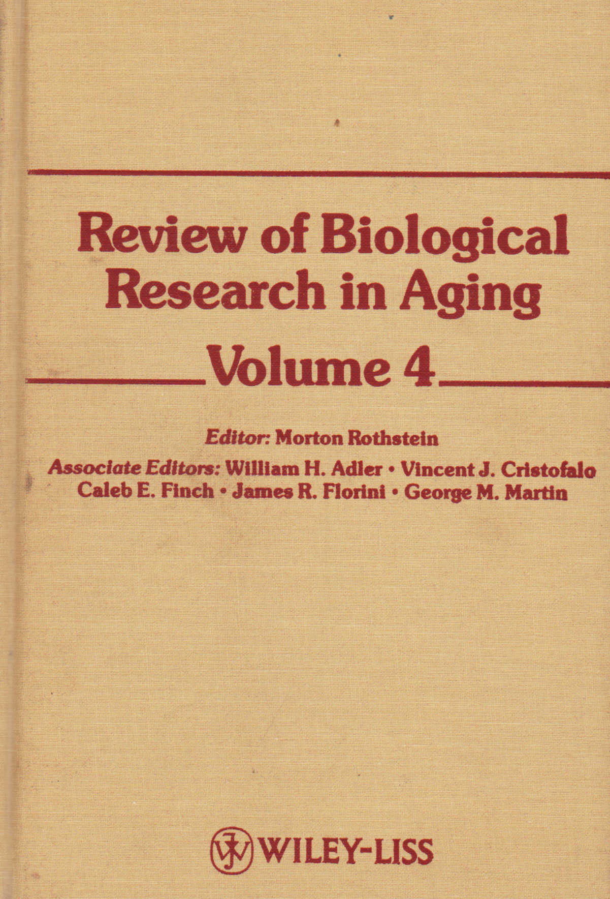REVIEW OF BIOLOIGICAL RESEARCH IN AGING