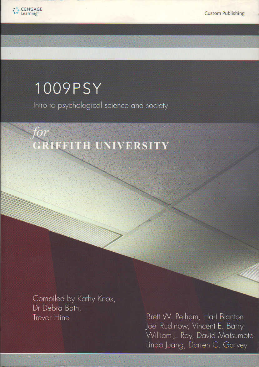 1009PSY INTRO TO PSYCHOLOGICAL SCIENCE AND SOCIETY