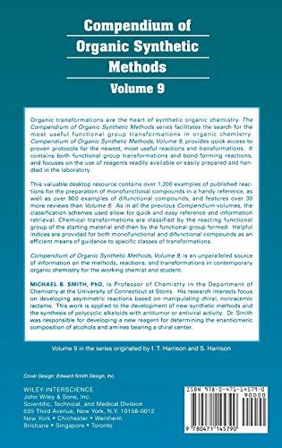 COMPENDIUM OF ORGANIC SYNTHETIC METHODS VOLUME 9