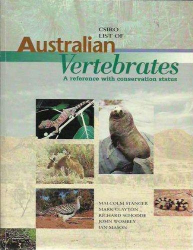 CSIRO LIST OF AUSTRALIAN VERTEBRATES: A REFERENCE WITH