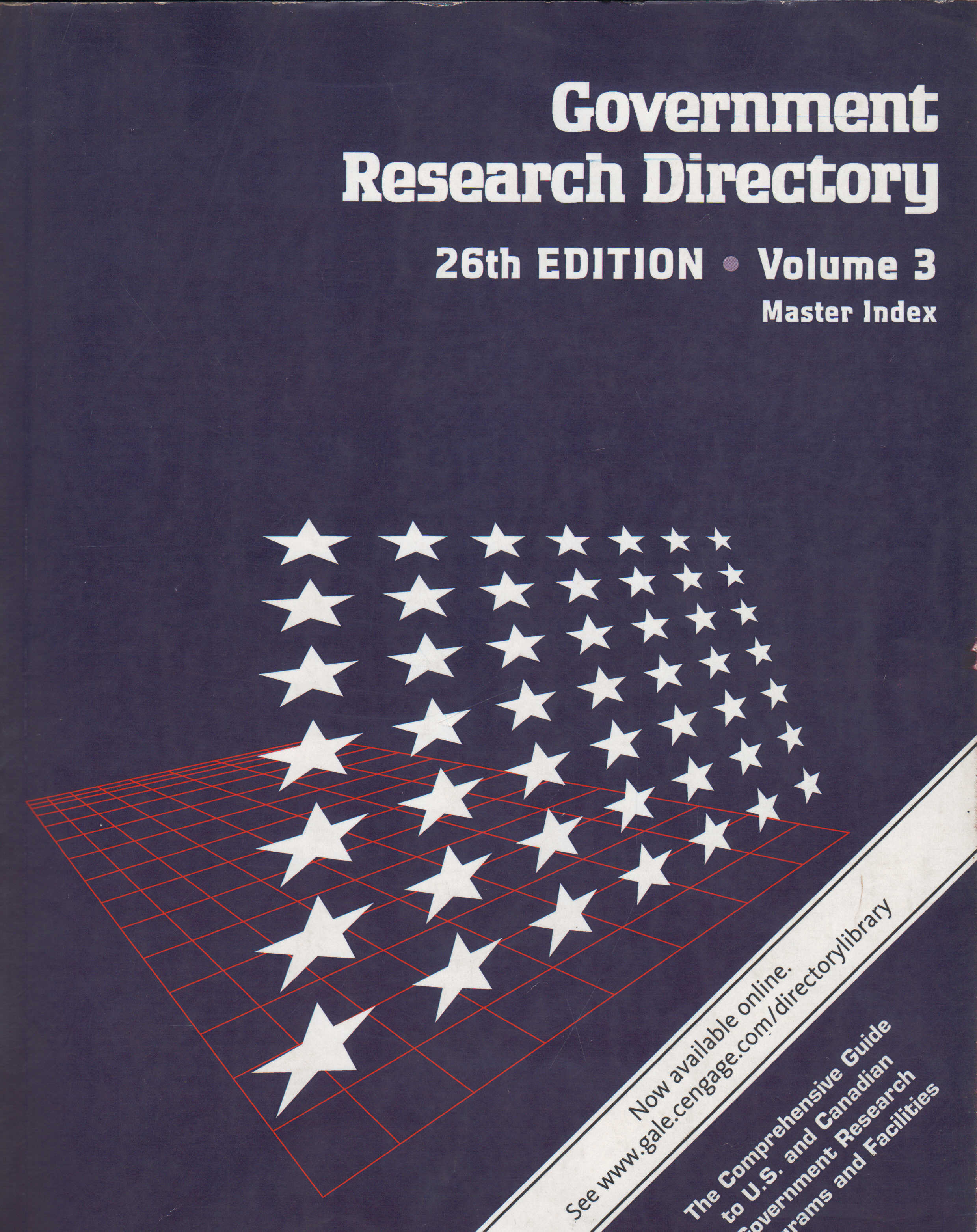 GOVERNMENT RESEARCH DIRECTORY VOLUME 3